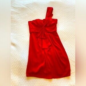 BCBG MazAzria Red Dress